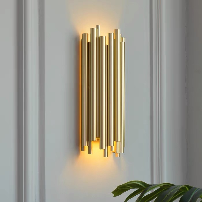 Gold Aluminum Brubeck Wall Lamp