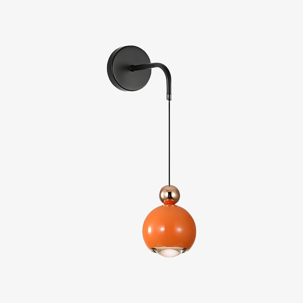 Glintap Nordic Globe Wall Mounted Light - Minimal Accent Lamp for Bedroom Interior T2207