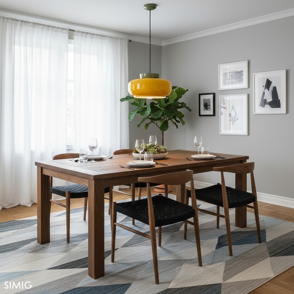 Fiesta Colorful Bowl-Shaped Pendant Light - Modern Ceramic for Dining Room T068