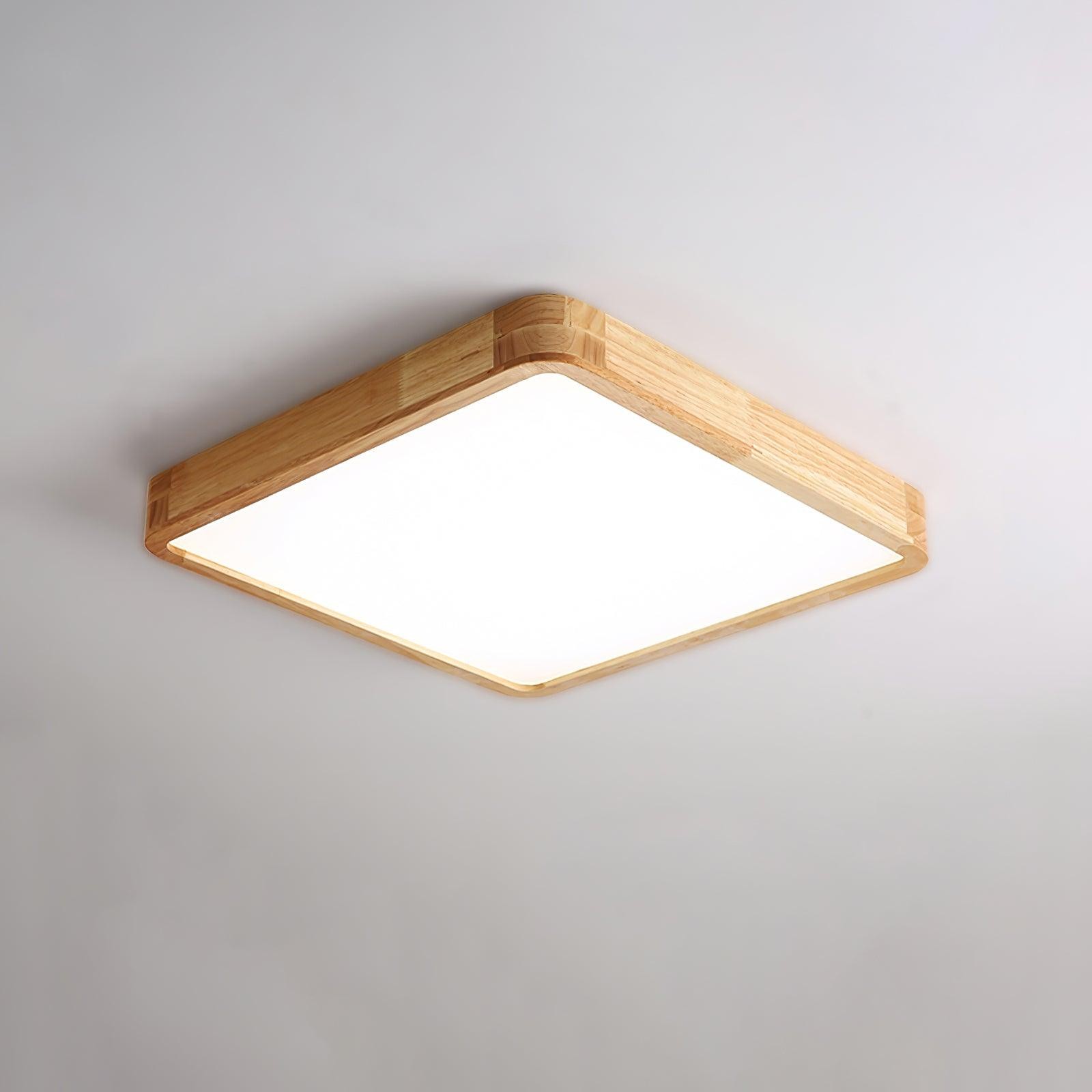 Wooden Geometric Ceiling Light M194
