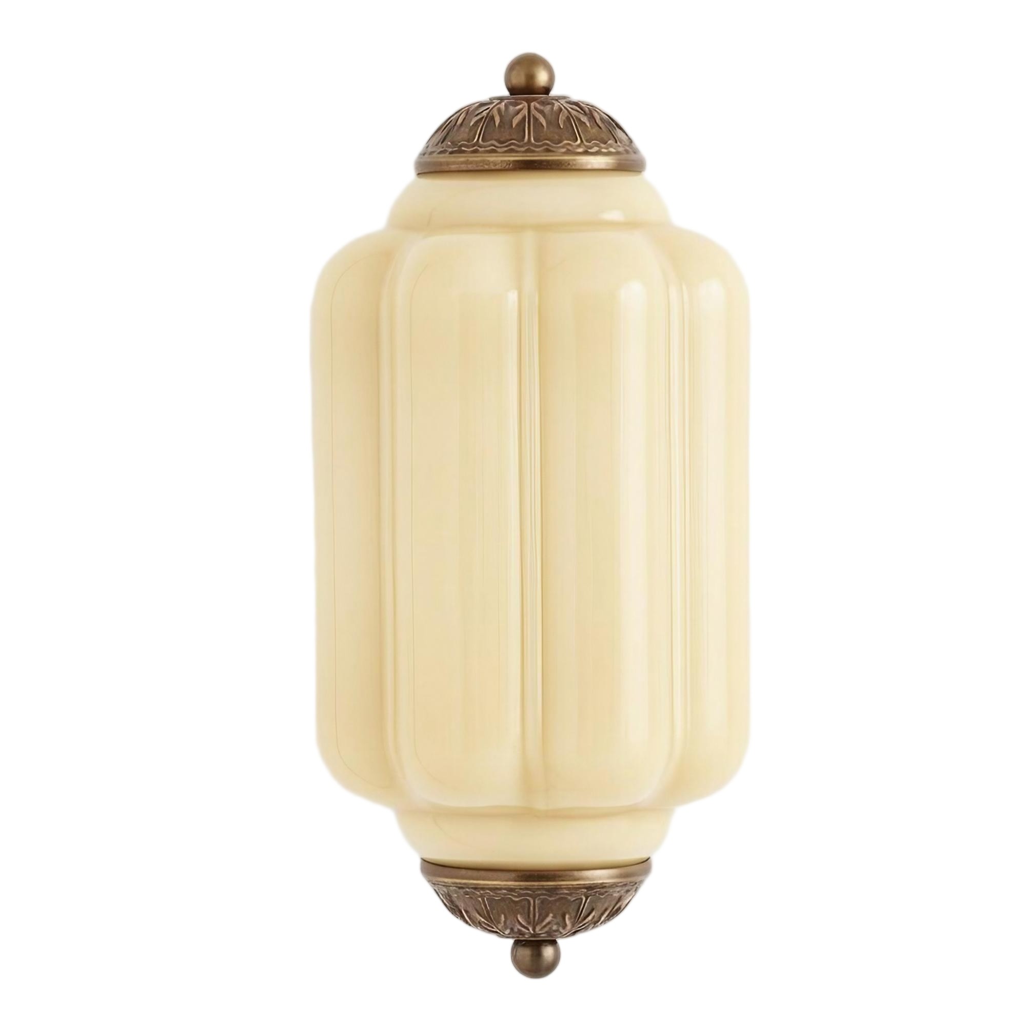 Vintage Eloise Glass Wall Light - Art Deco Style for a Chic Living Room G52