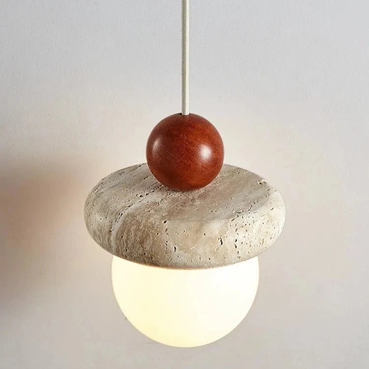 Cream Travertine Pendant Chandelier T2150