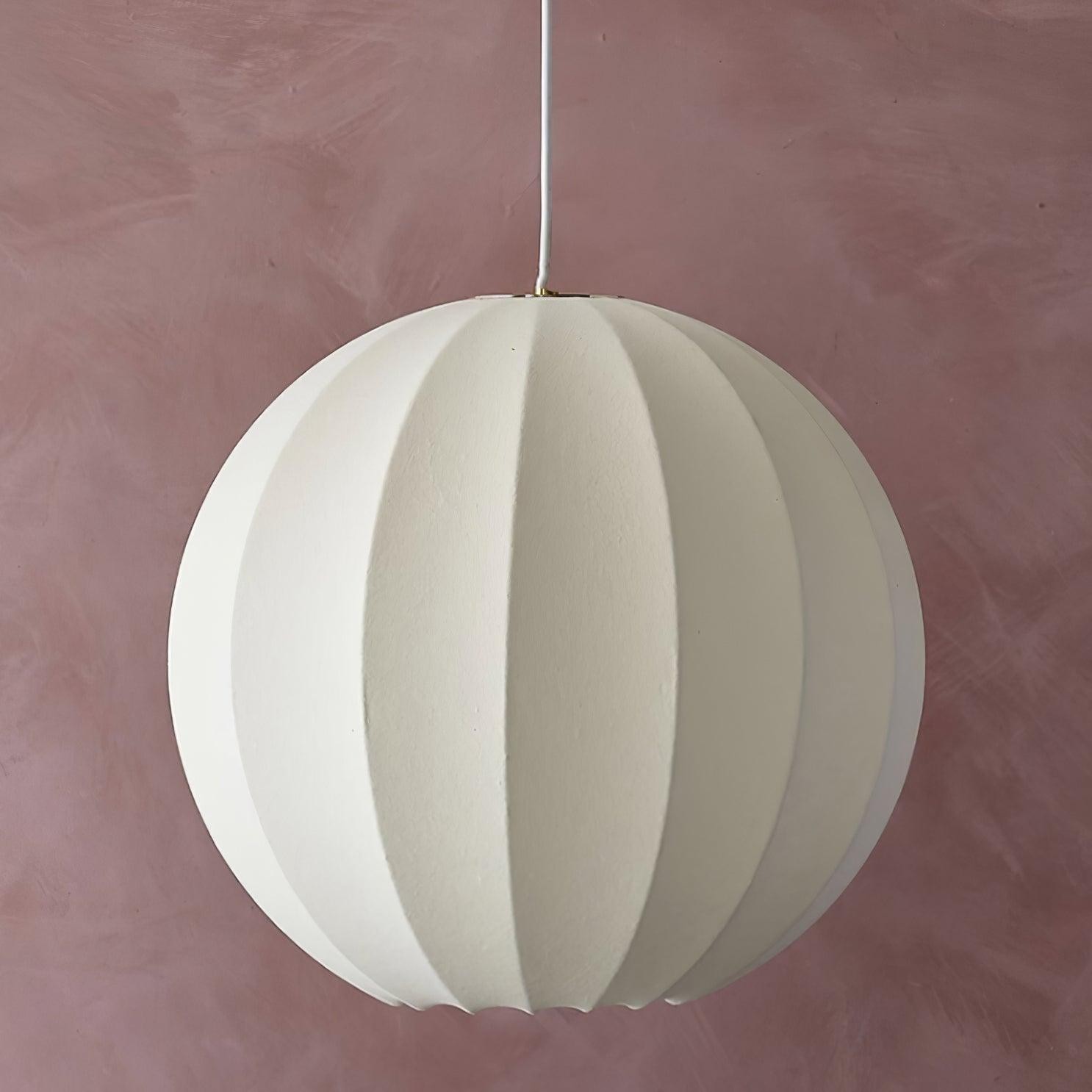 Creative Japanese Minimalist Silk Pendant Lamp For Restaurant M357