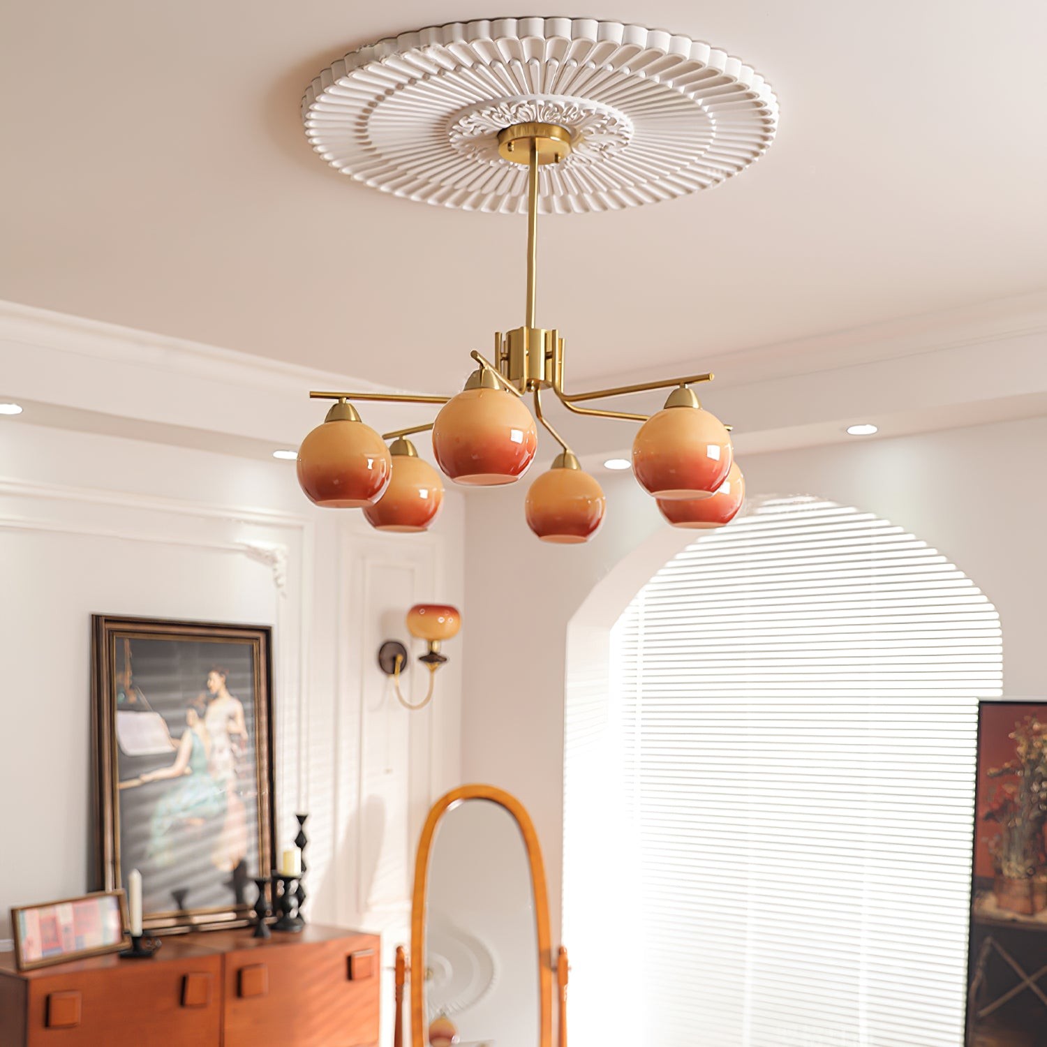 Creative Caramel Spherical Pendant Lamp M466