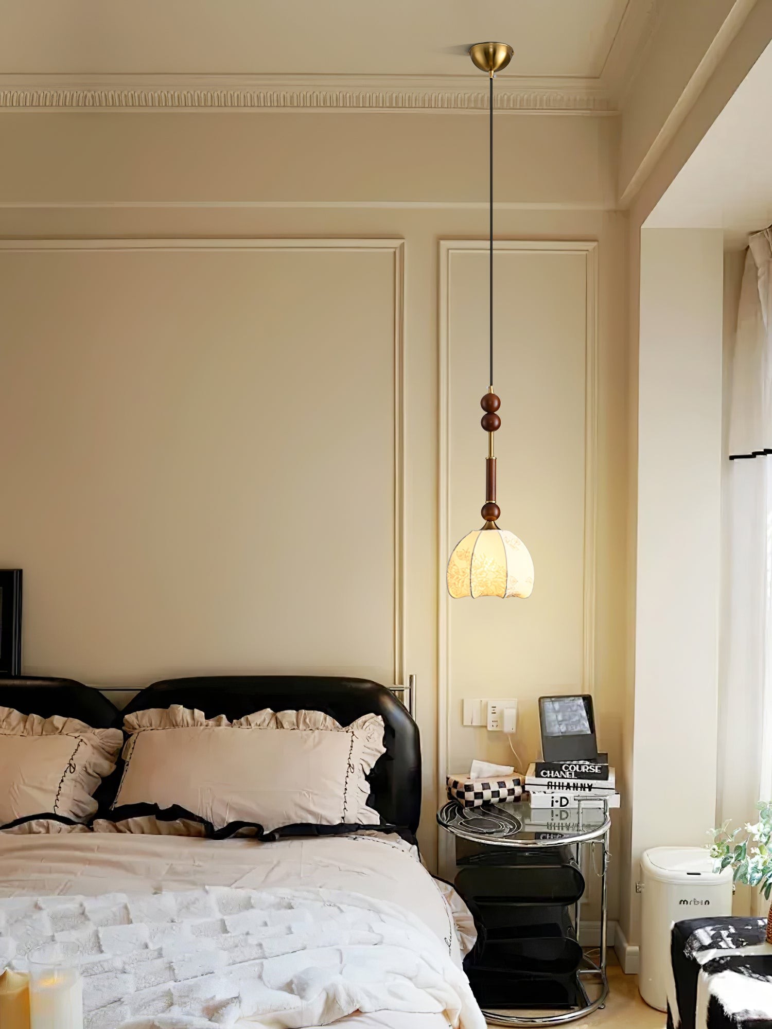 Retro Solid Wood Series Pendant Lamp M420