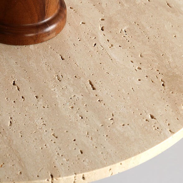 Natural Stone Travertine Ceiling Light - Minimalist Cylindrical Lamp G31