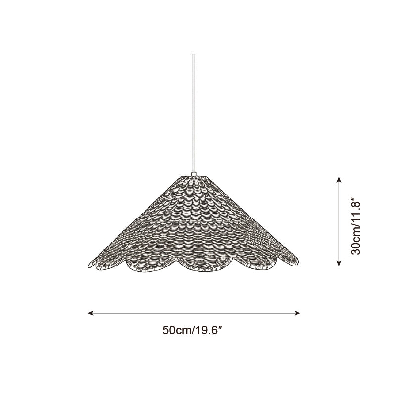 Scallop Pendant Lamp T1533