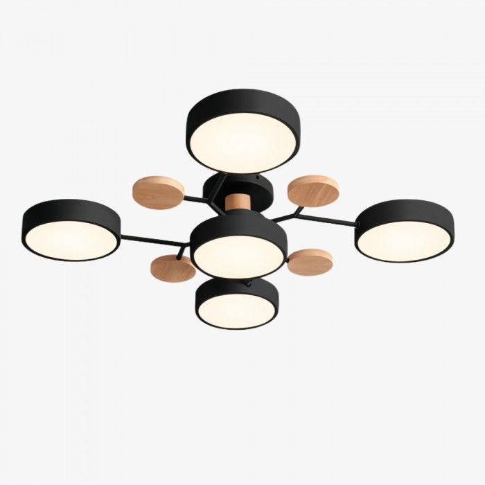 Nordic Branched Disc Metal Ceiling Lamp S117