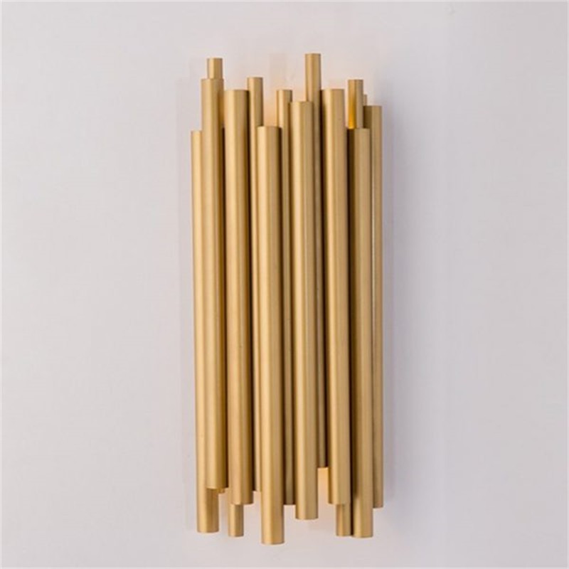 Gold Aluminum Brubeck Wall Lamp