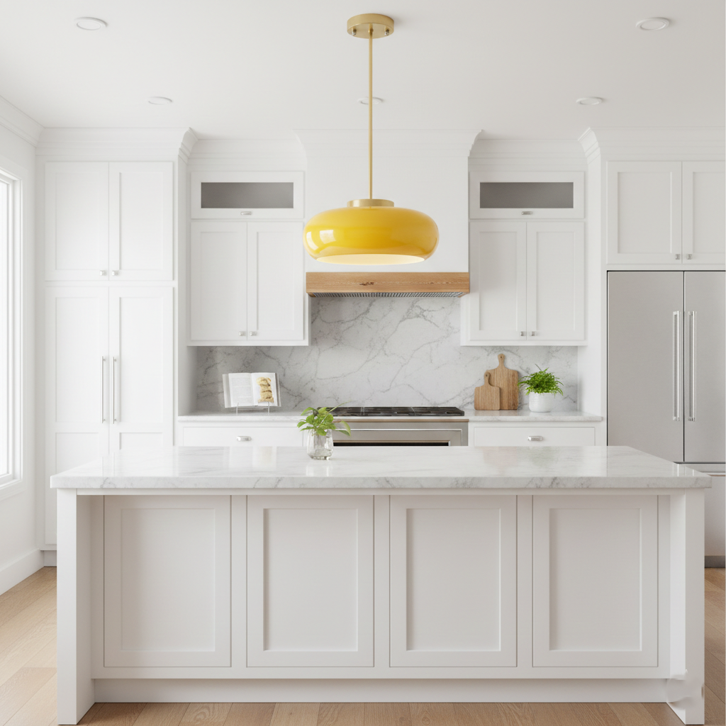 Shard Nordic Brass Glass Pendant Light T2073