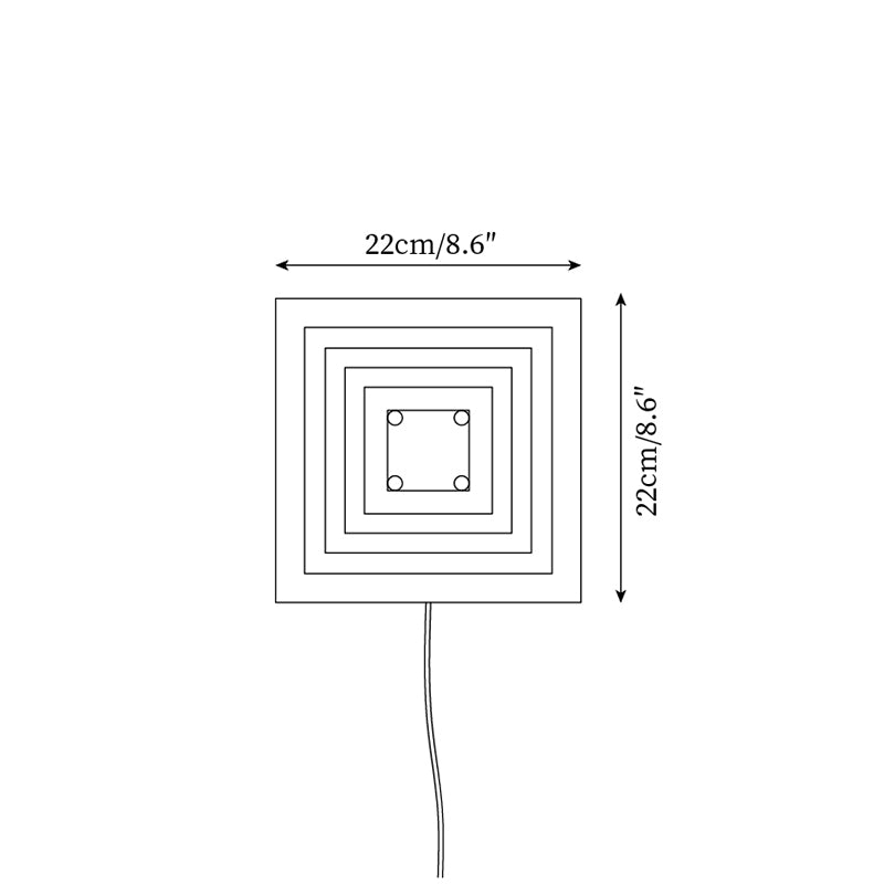 Bedin Plug In Wall Lamp T1248