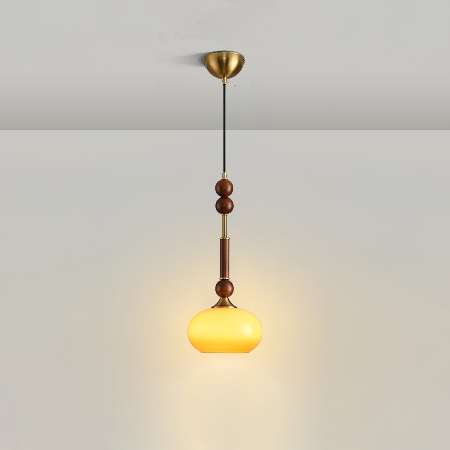 Retro Solid Wood Series Pendant Lamp M420