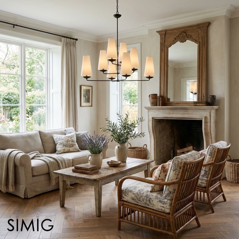 VertiFount Chandelier – Layered Metal Design for Open Interiors T566