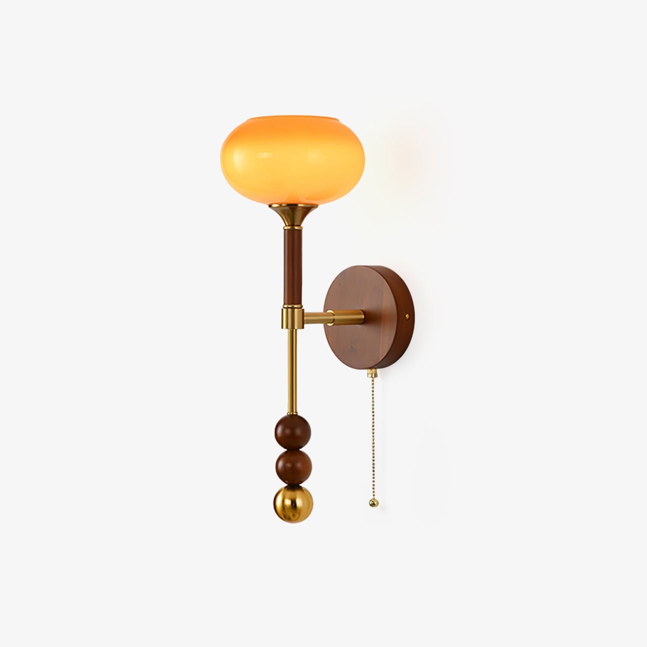 Retro Solid Wood Series Wall Lamp M419