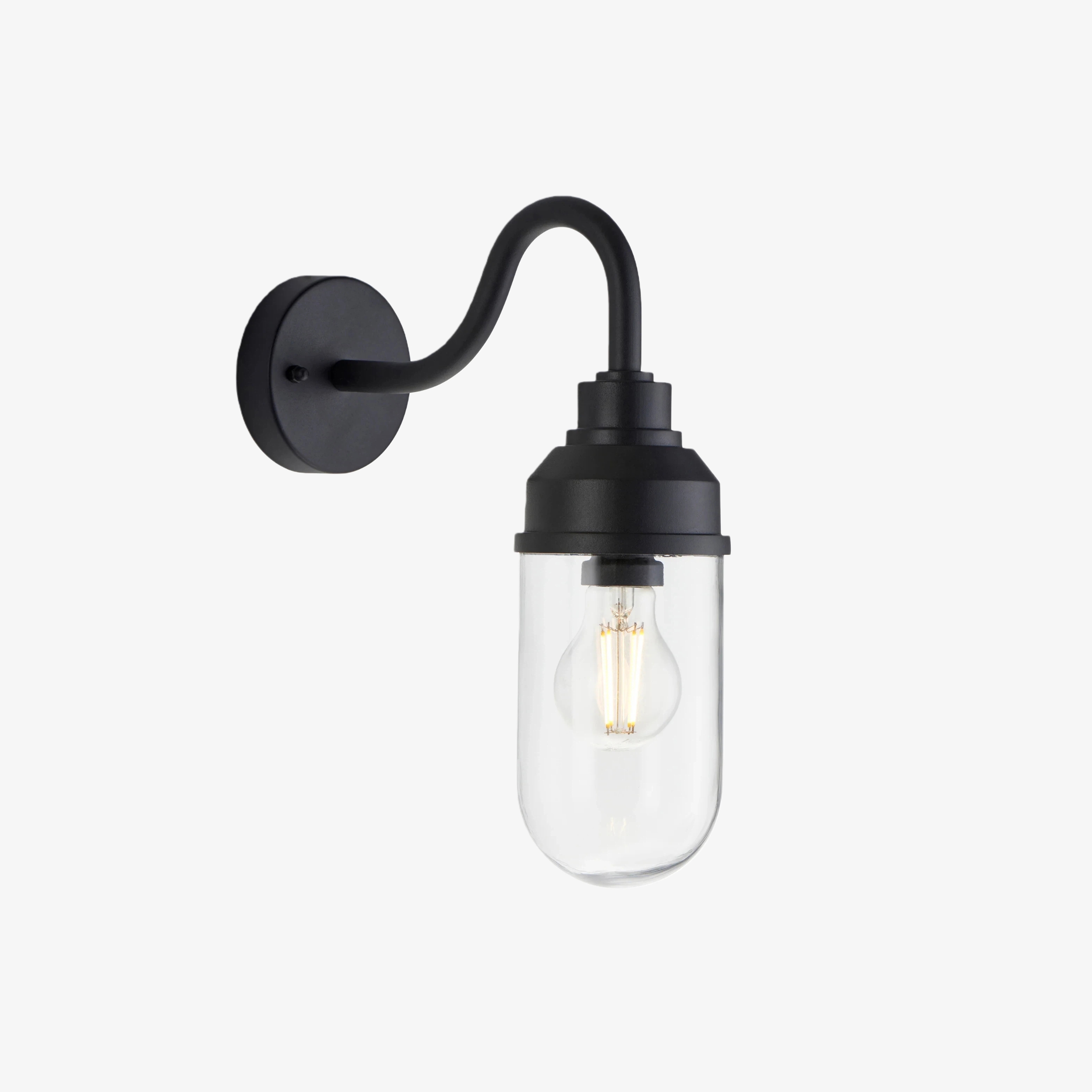 Trevanta Contemporary Outdoor Wall Light - Minimalist Lantern for Entryways & Facades T912