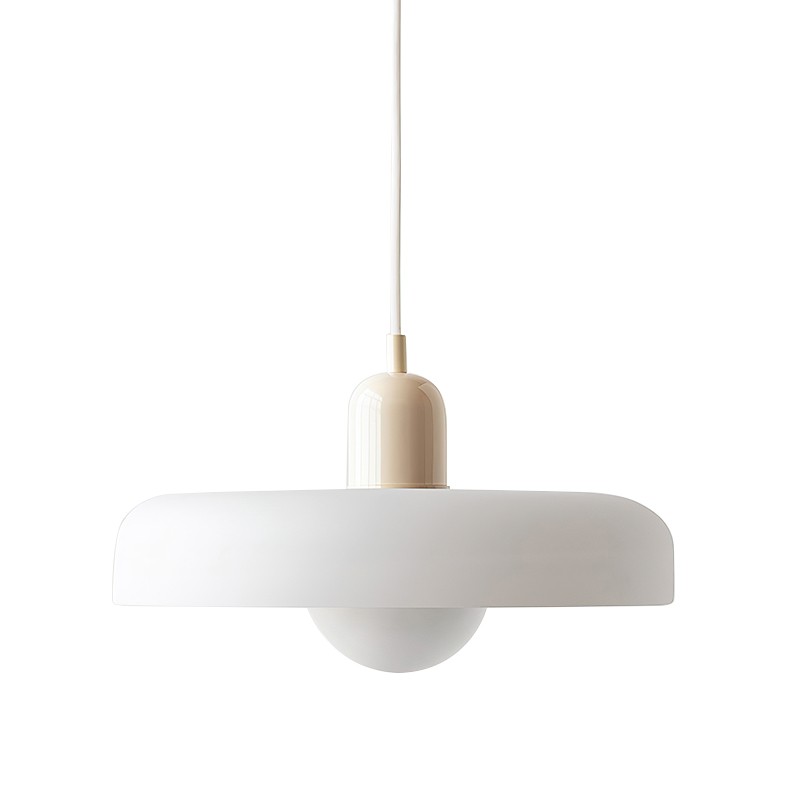 Morandi Glass Disc Orb Pendant Lamp S09