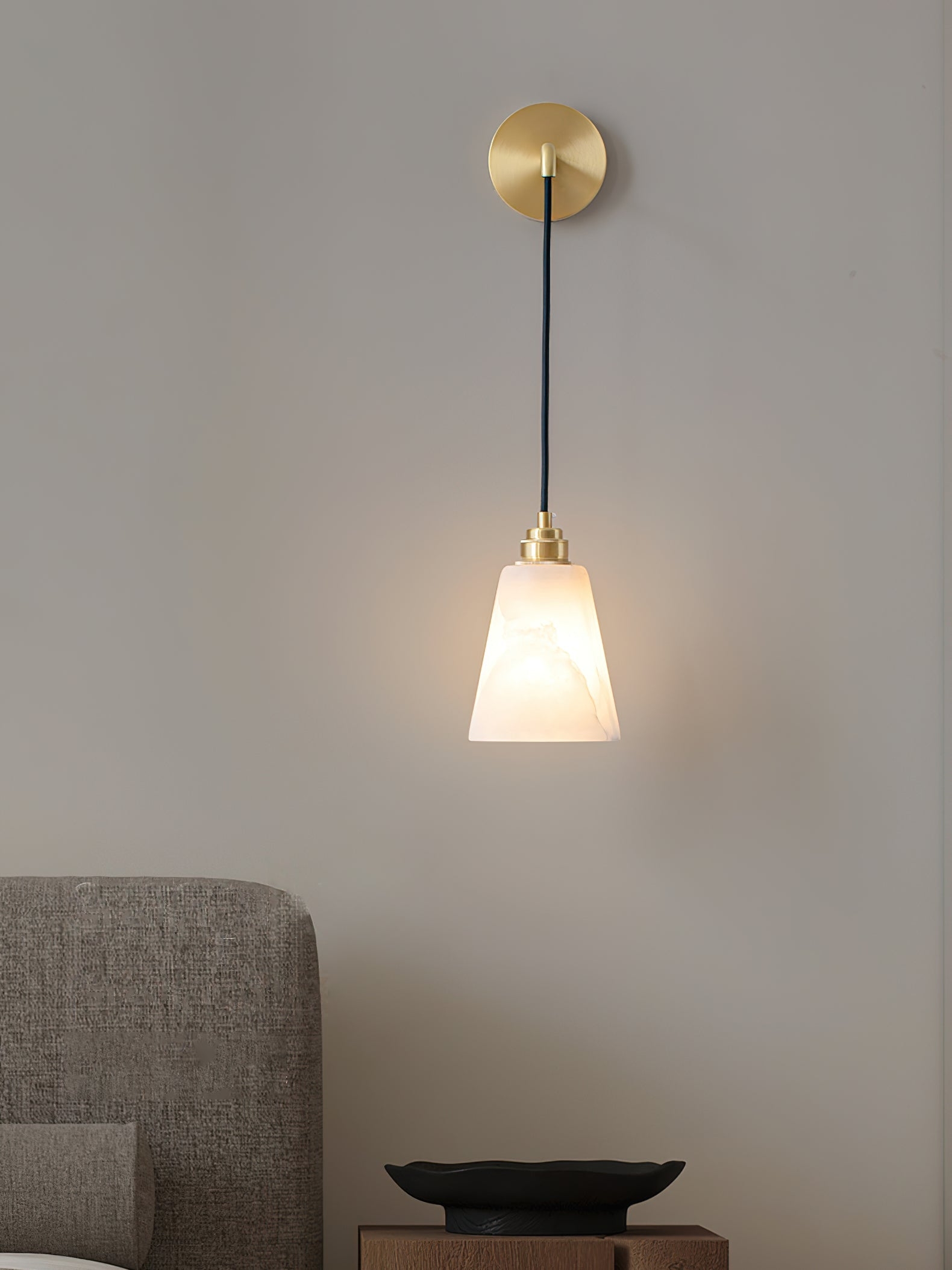 Droplet Alabaster Wall Lamp T1627