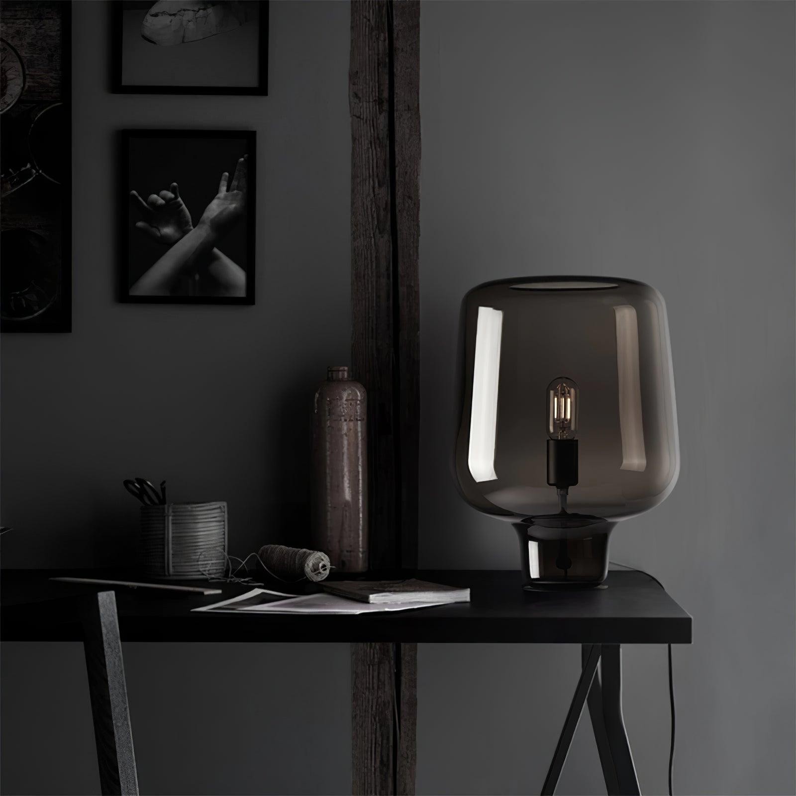 Glass Dome Table Lamp M222