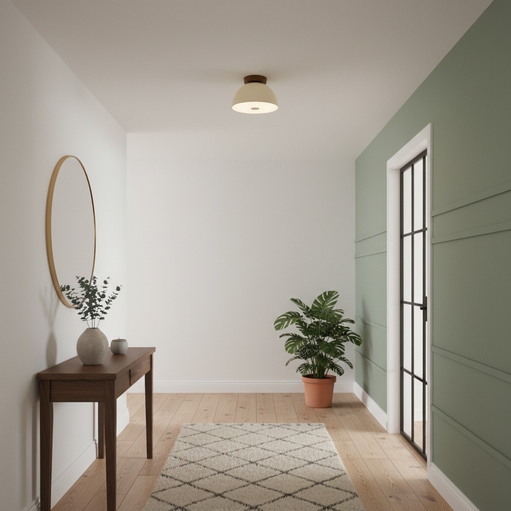 Covinare Retro Ceiling Lamp - Adjustable Color Temperature for Bedroom and Hallway T1205
