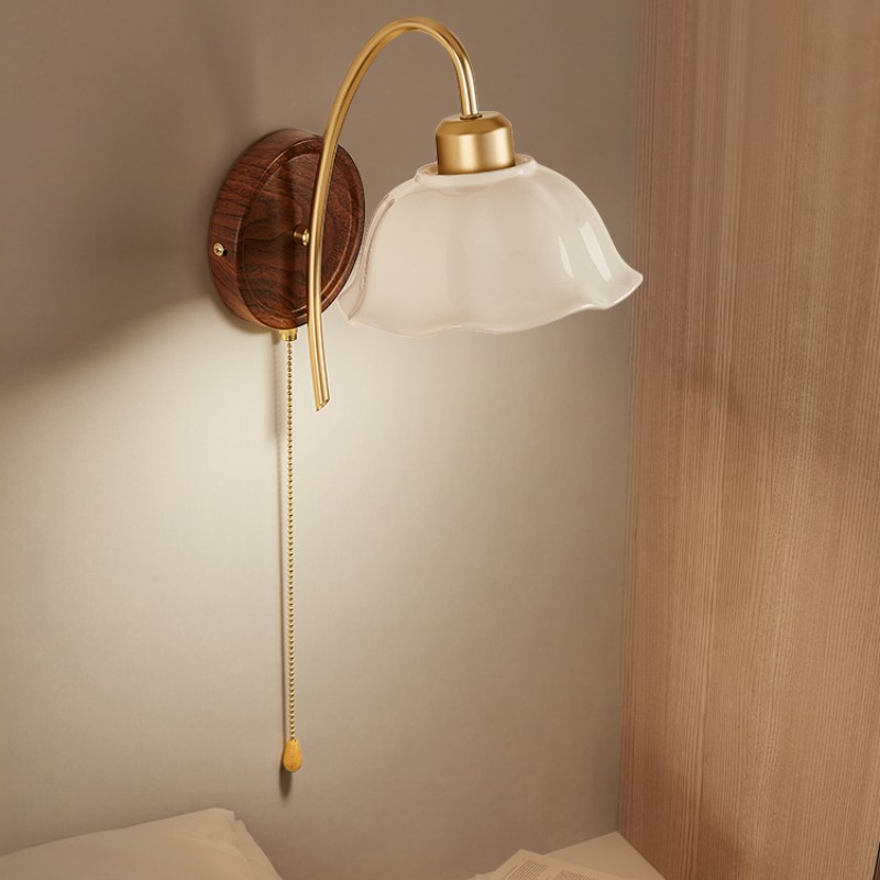 Wabi Sabi Style Ceramic Wall Lamp