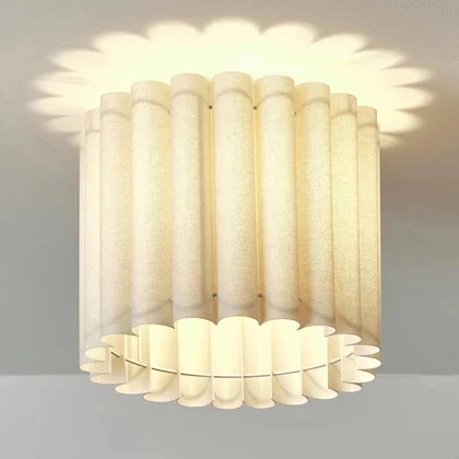 Velura Linen Shade Pendant - Modern Transitional Ceiling Light for Dining Rooms & Kitchens T808