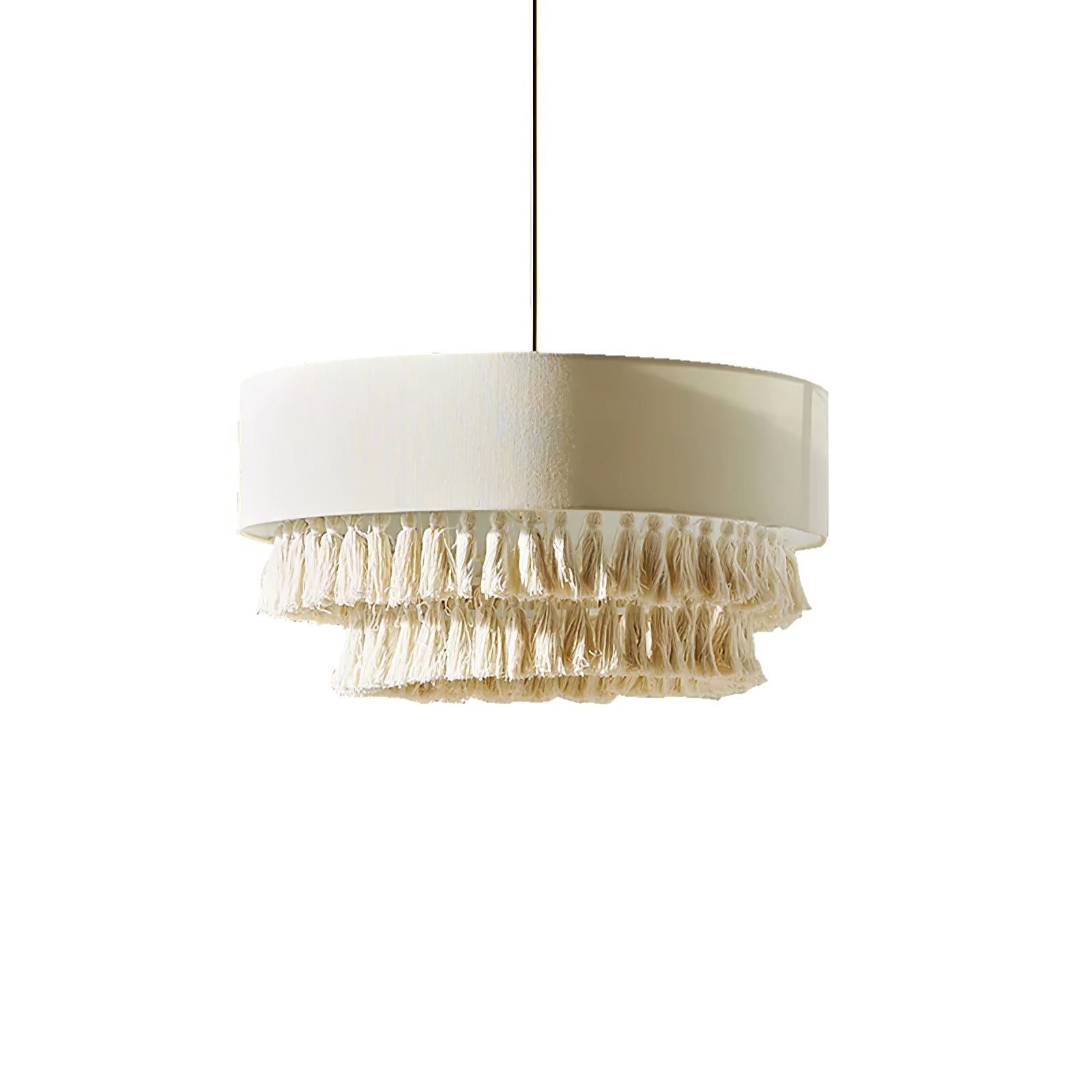 Bohemian Hemp Rope Tassel Chandelier M454
