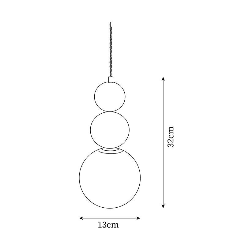 Nordic Cream Modern Simple Dot Pendant Lamp M285