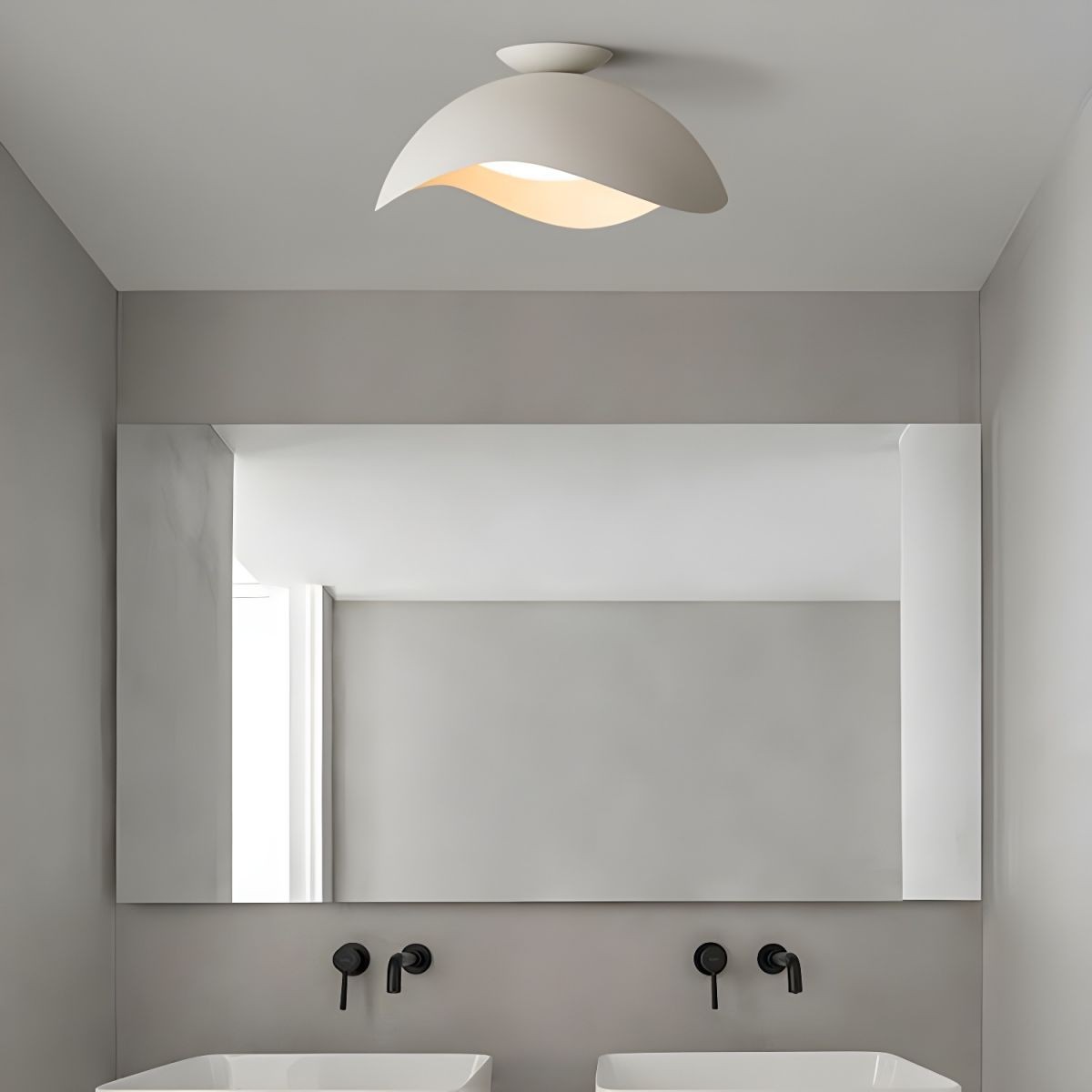 Simple Wave Ceiling Light M507