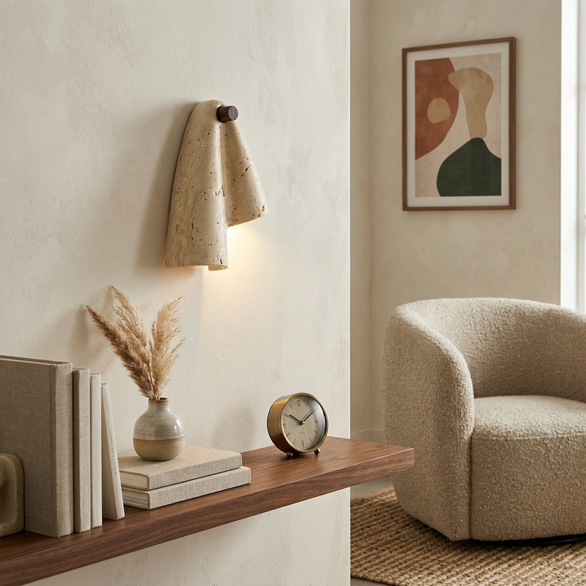 Pearlmont Travertine Wall Lamp T1988