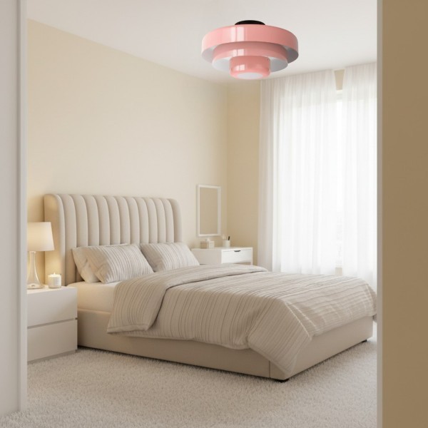 Veleora Triple Layer Disc Ceiling Light - Bauhaus Colorful Design S361