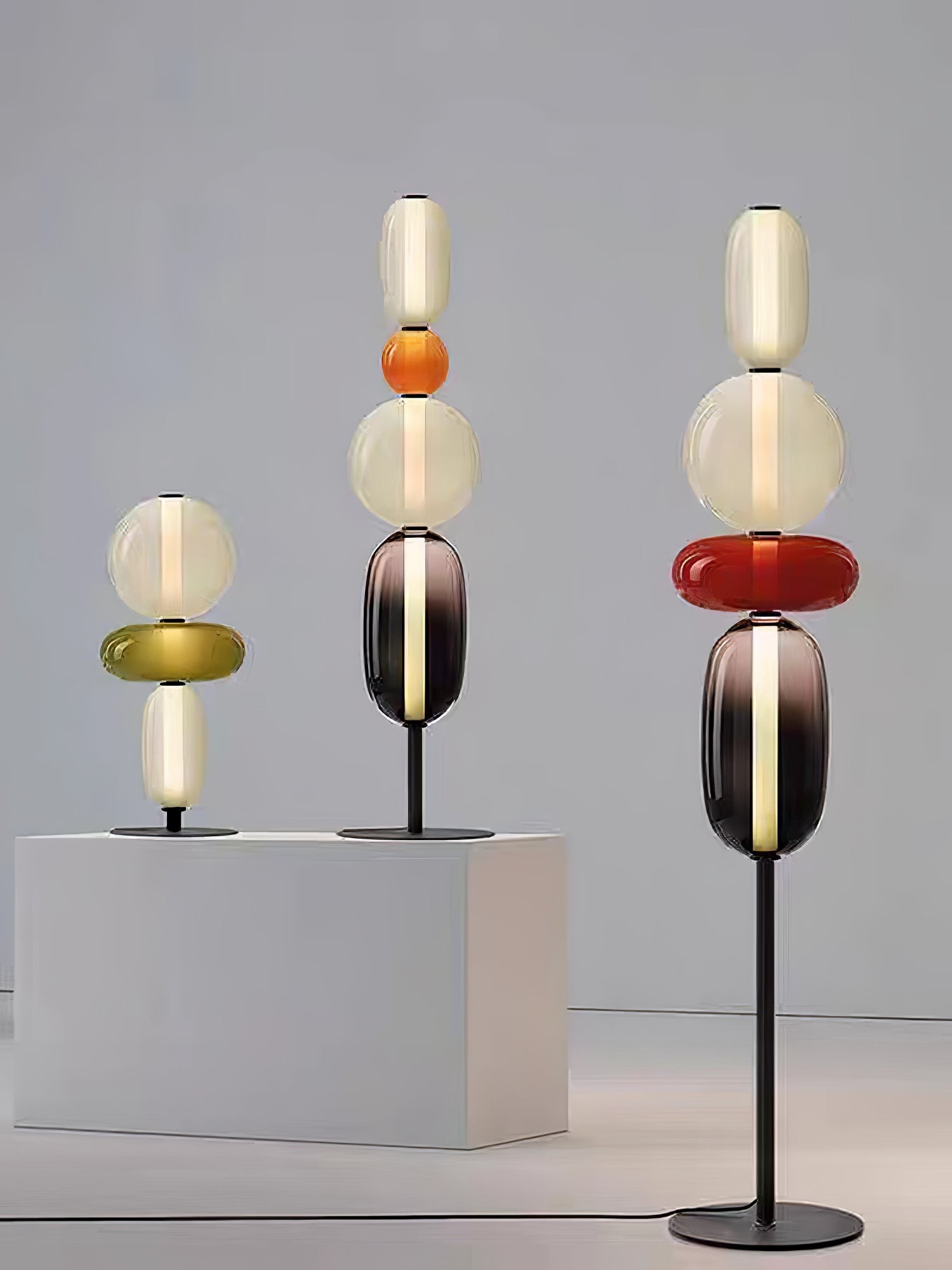 Nordic Minimalist Creative Luxury Gourd Glass Table Lamp M382