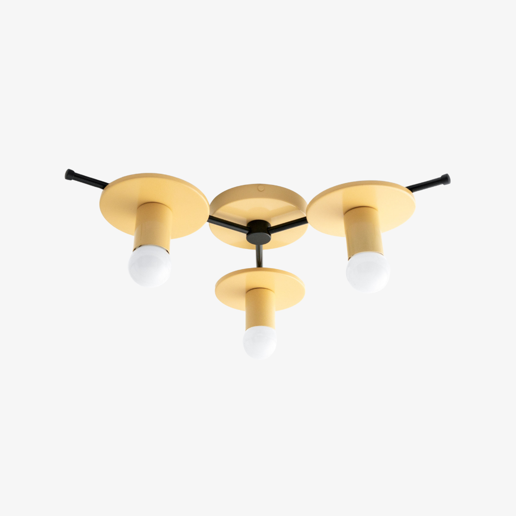 Radiro Globe Colorful Ceiling Light-3 Light Minimalist Fixture T295
