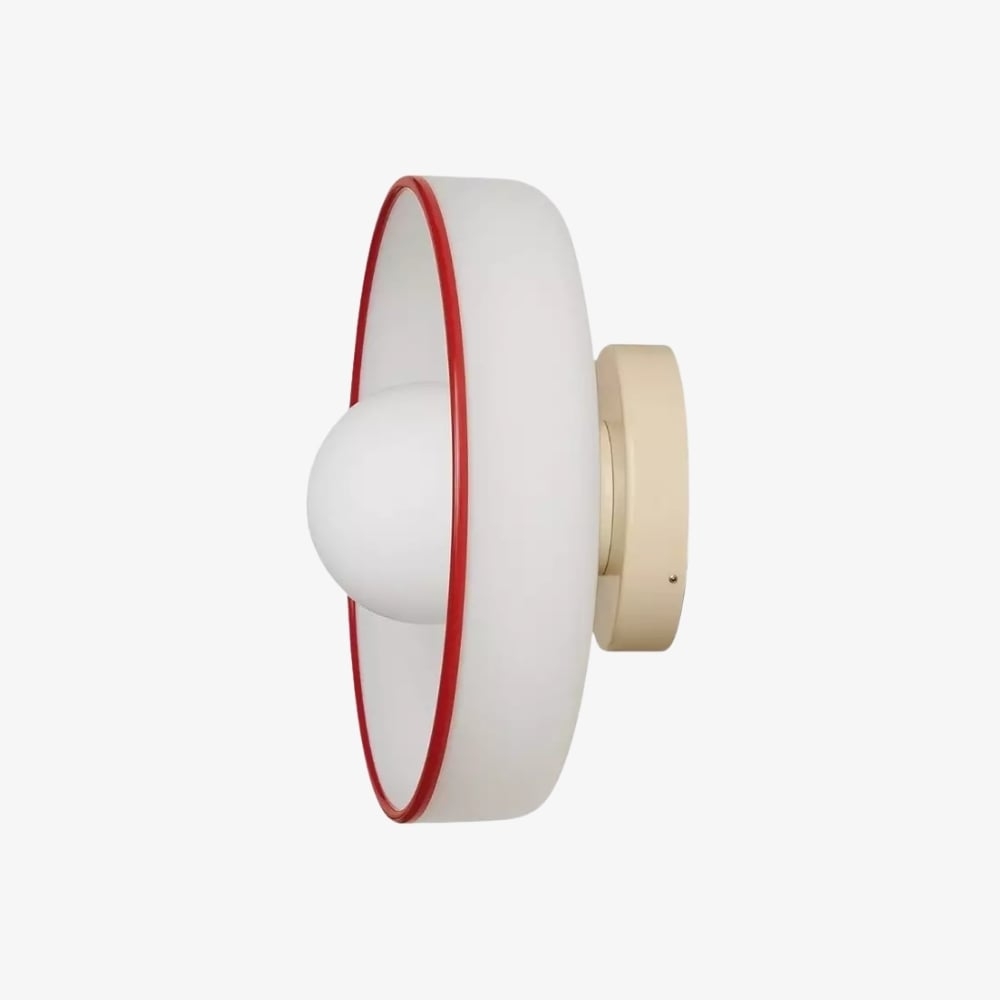 Kalo Blown Glass Disc Orb Flush Mount and Wall Sconce T662