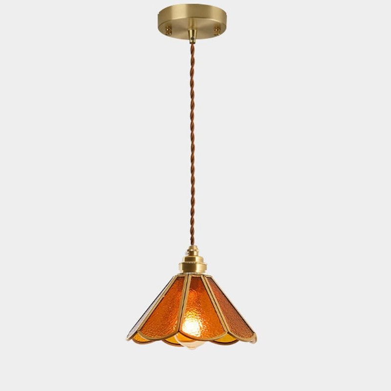 Stained Glass Vintage Pendant Light
