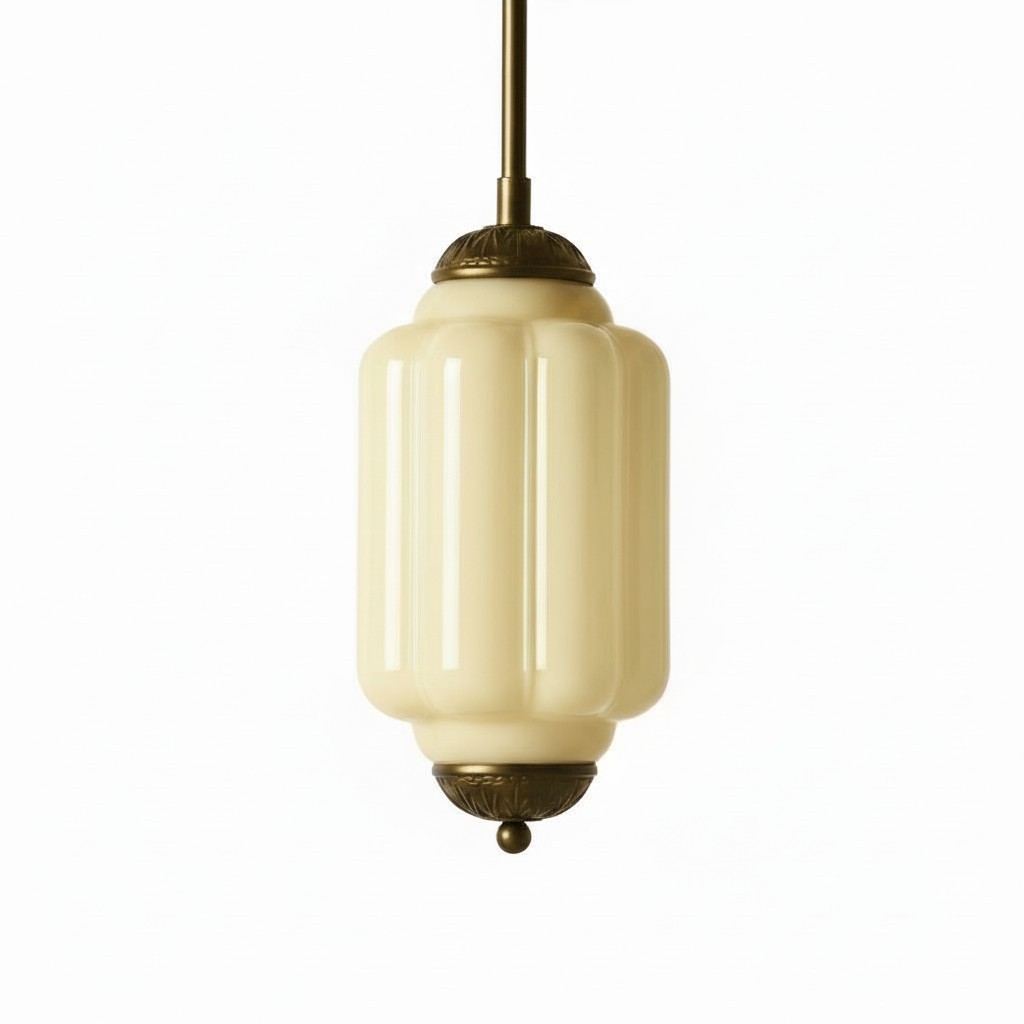 Eloise Vintage Glass Pendant Light - Elegant Pendant Lamp for Living Room G23