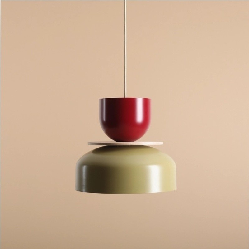 Modern Dual‑Shade Pendant Lamp With Scandinavian Style S227