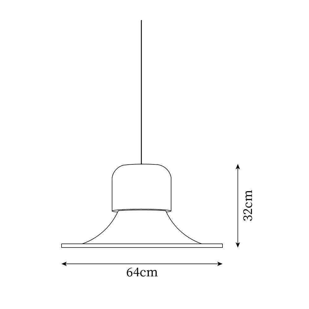 Nordic Carbon Steel LED Pendant Lamp M246