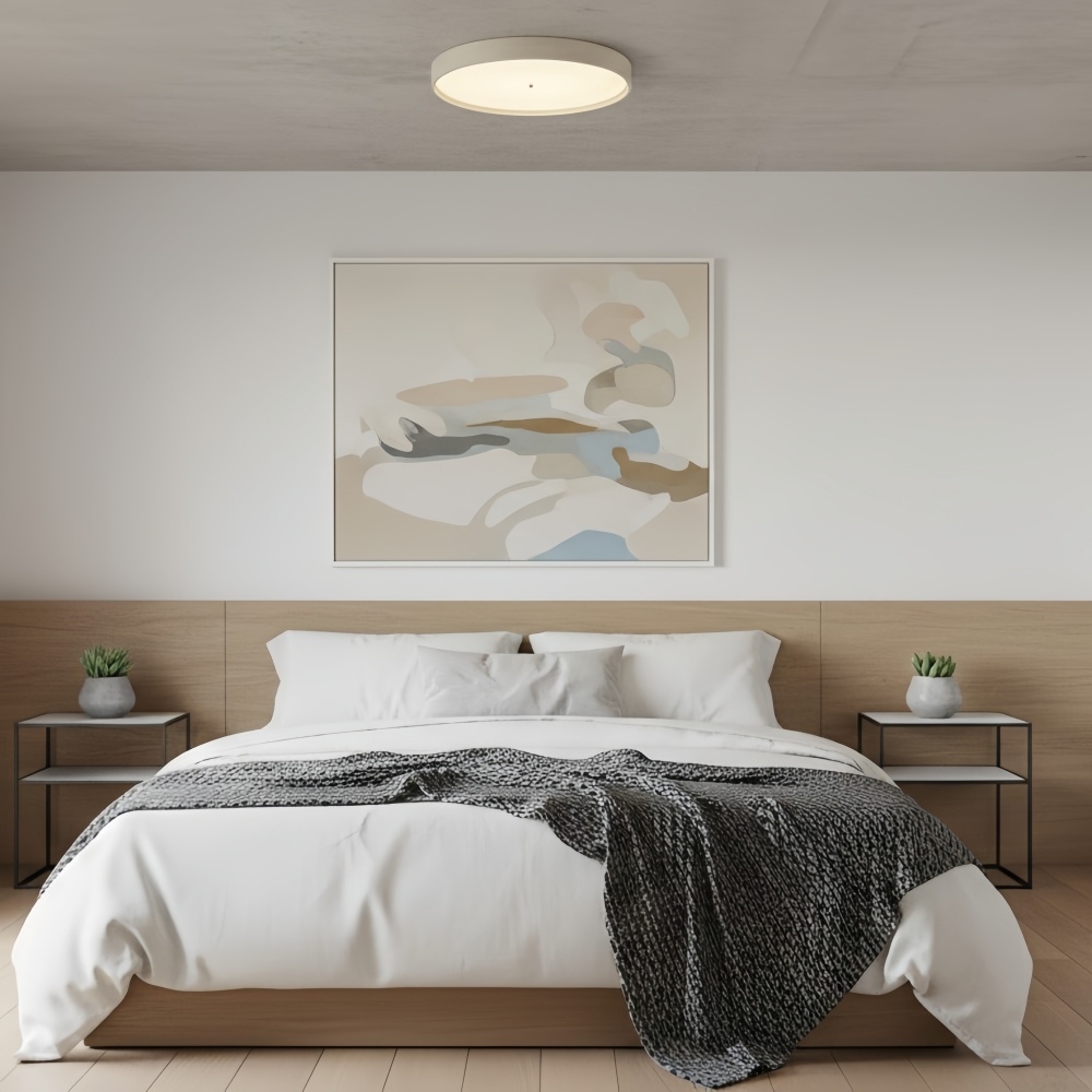 Zenthoris Travertine Ceiling Light Minimalist Flush Mount - Modern Ambient Hallway Lighting T1119