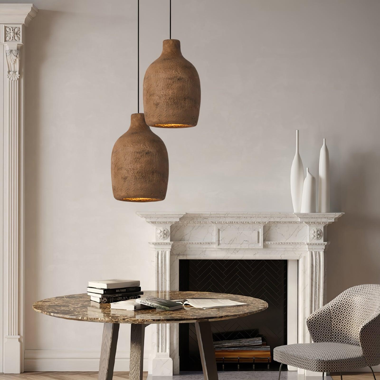 Nordic Industrial Resin Milk Can Pendant Lamp S187