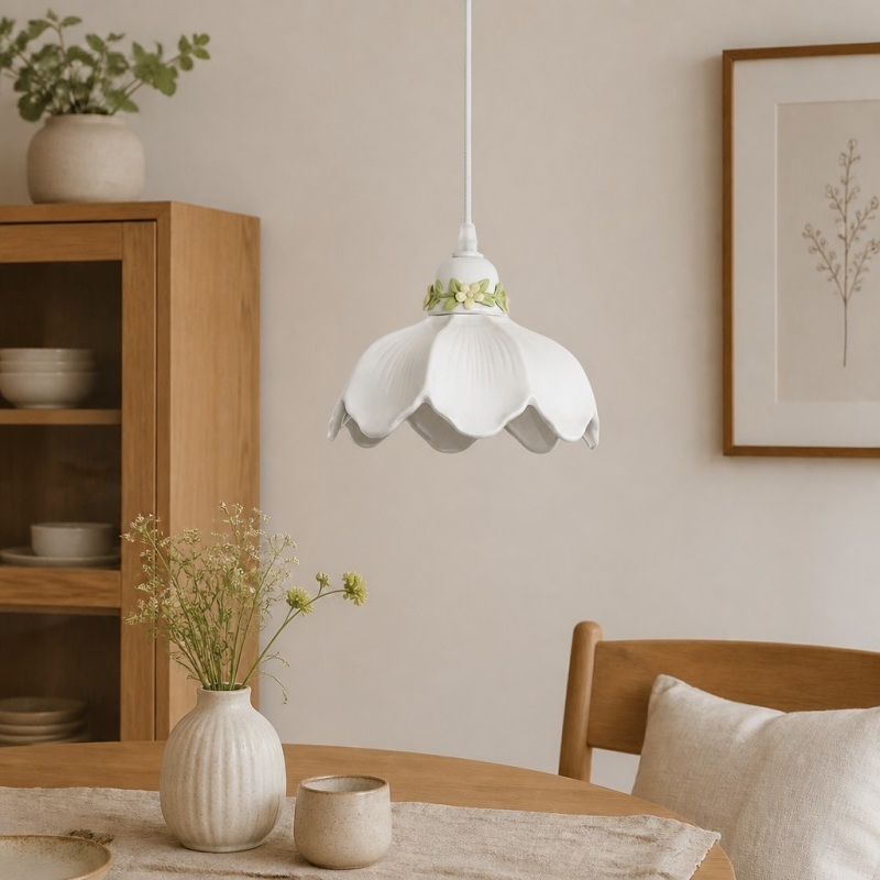 Cazelle Flower Pendant Lamp - Romantic Lighting for Bedroom T2262