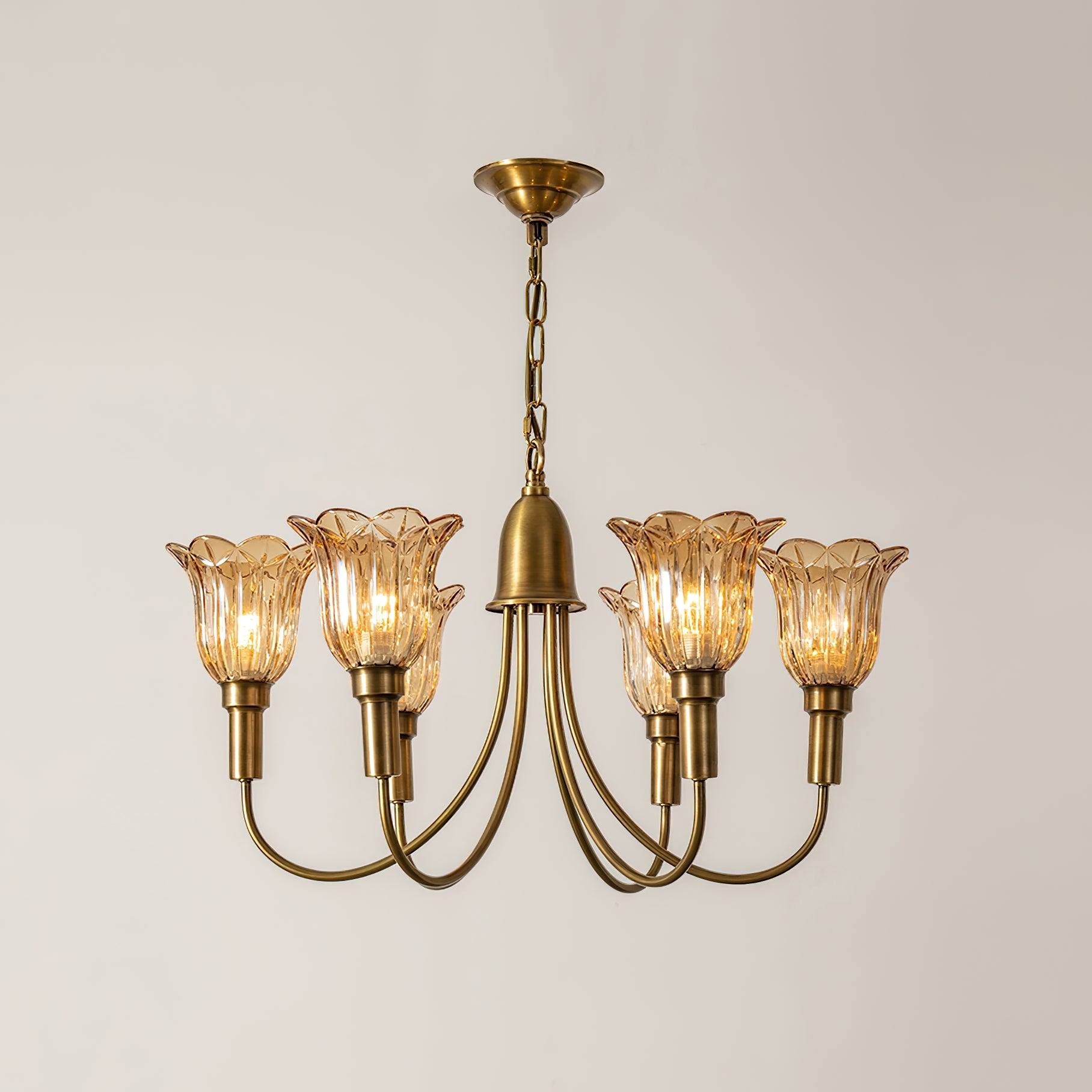 Columbia Brass Chandelier T1729