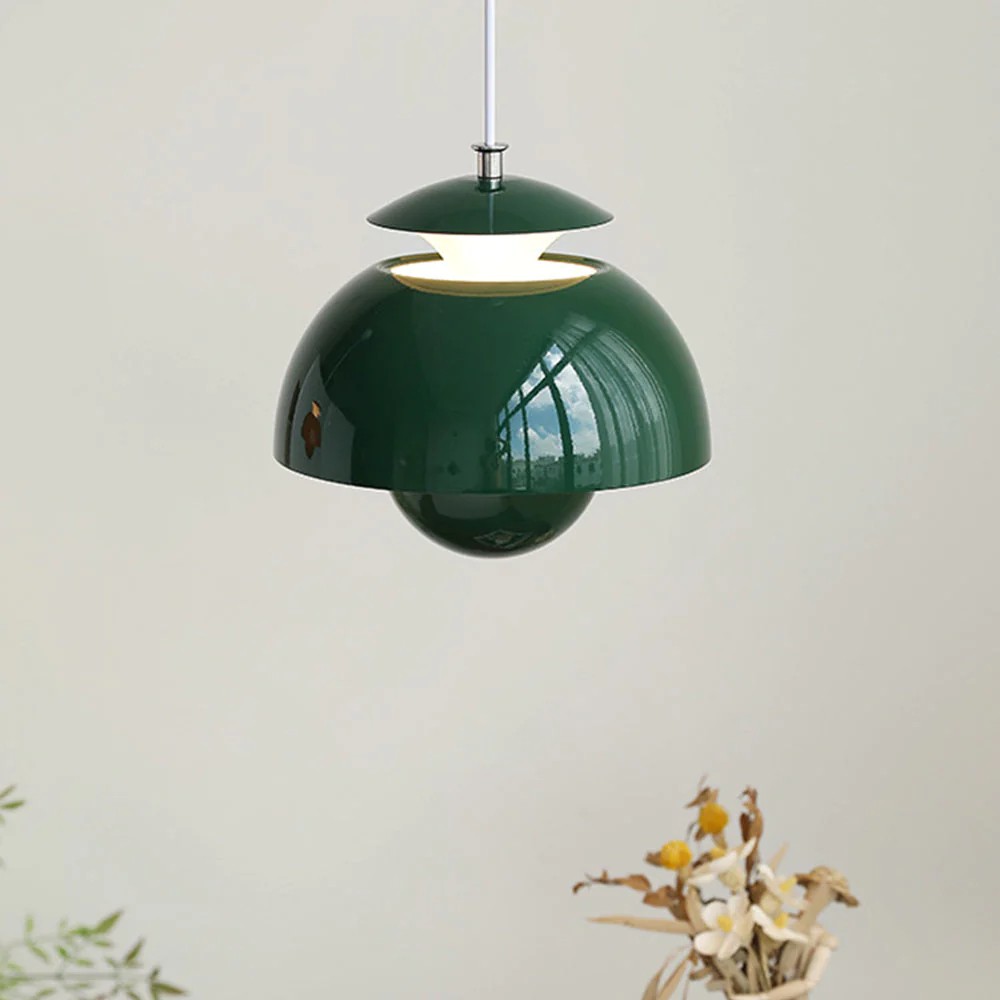 Scandinavian Metal Flower Pendant Light - Living Room Fixture S97