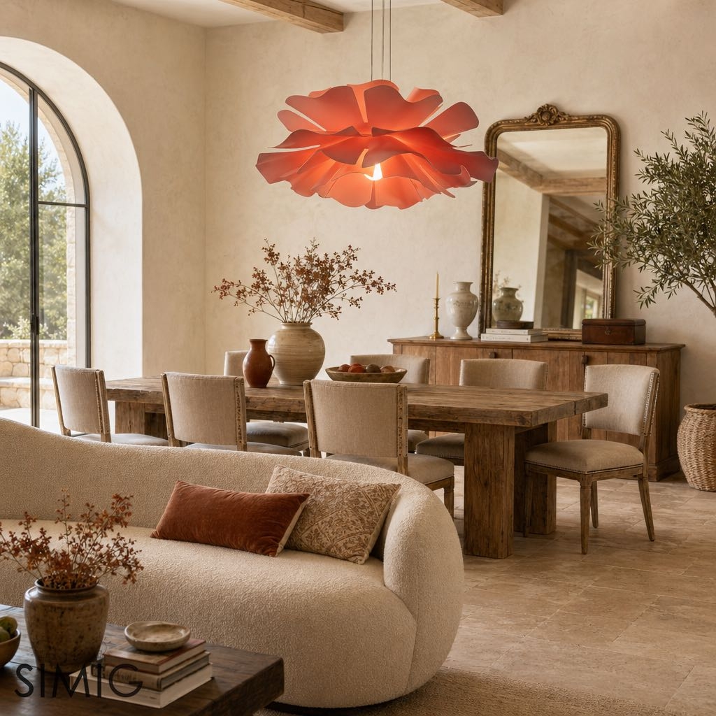 Flower Petal Pendant Light Modern Design - Dining Room Lighting S131