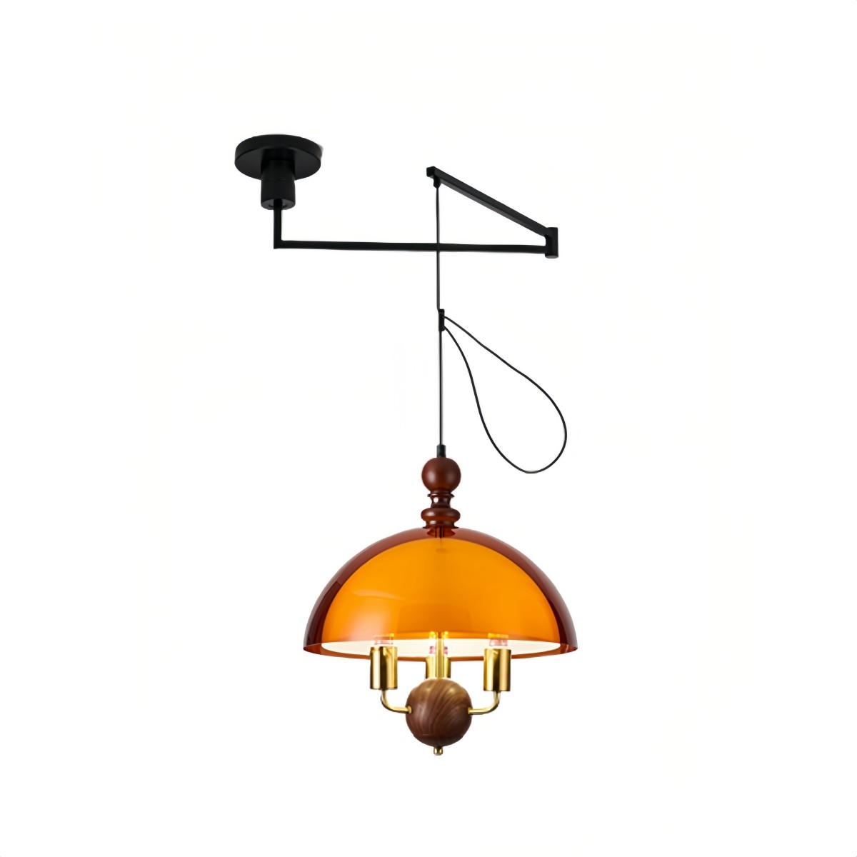 French Medieval Style Sunset Afterglow Acrylic Pendant Light S254