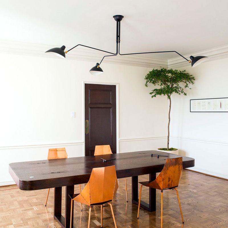 Arclume Arc Ceiling Lamp - Mid Century Multi Arm Light for Living Room