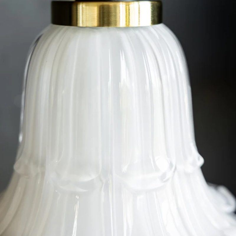 Solmira Classic Glass Pendant Light - Decorative Easy Fit Pendant Lamp for Lounge and Entryway T1152