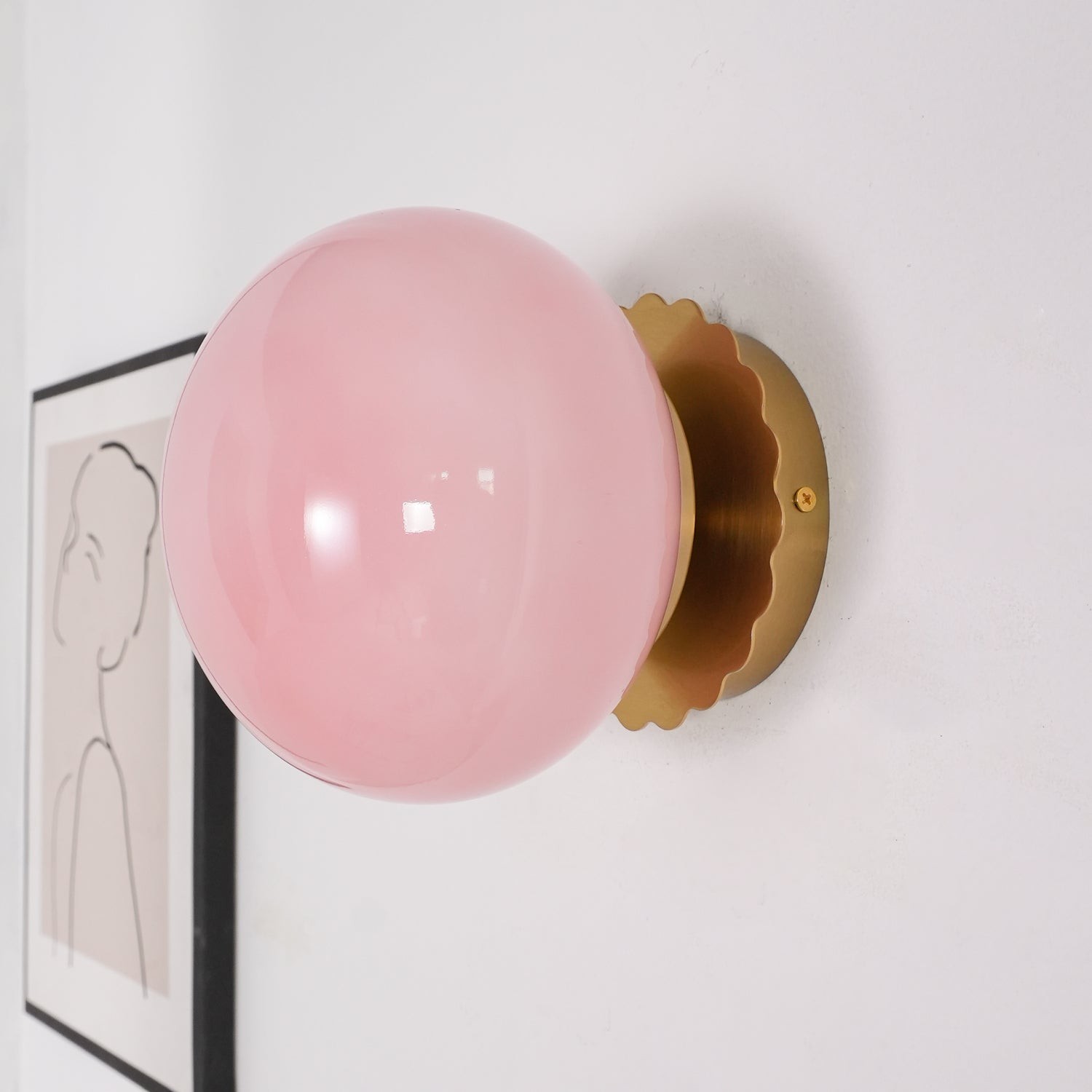 Bauhaus Spherical Glass Wall Lamp S176