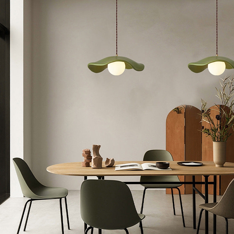 Yumi Sculptural Resin Elegance Minimalist Pendant Light T2169