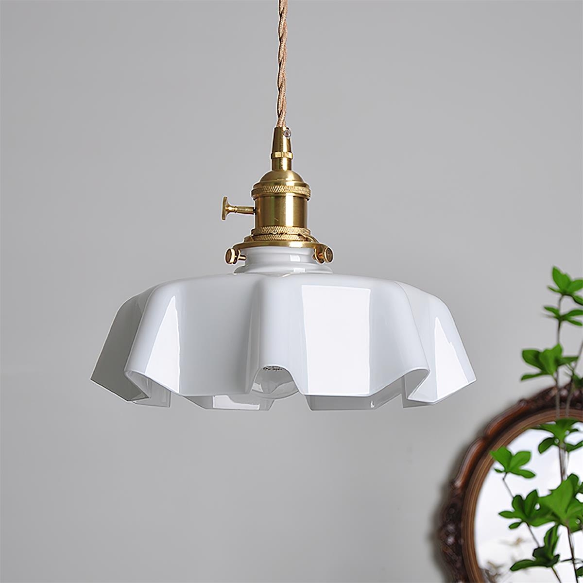 Skirted Ripple Pendant Lamp T1469