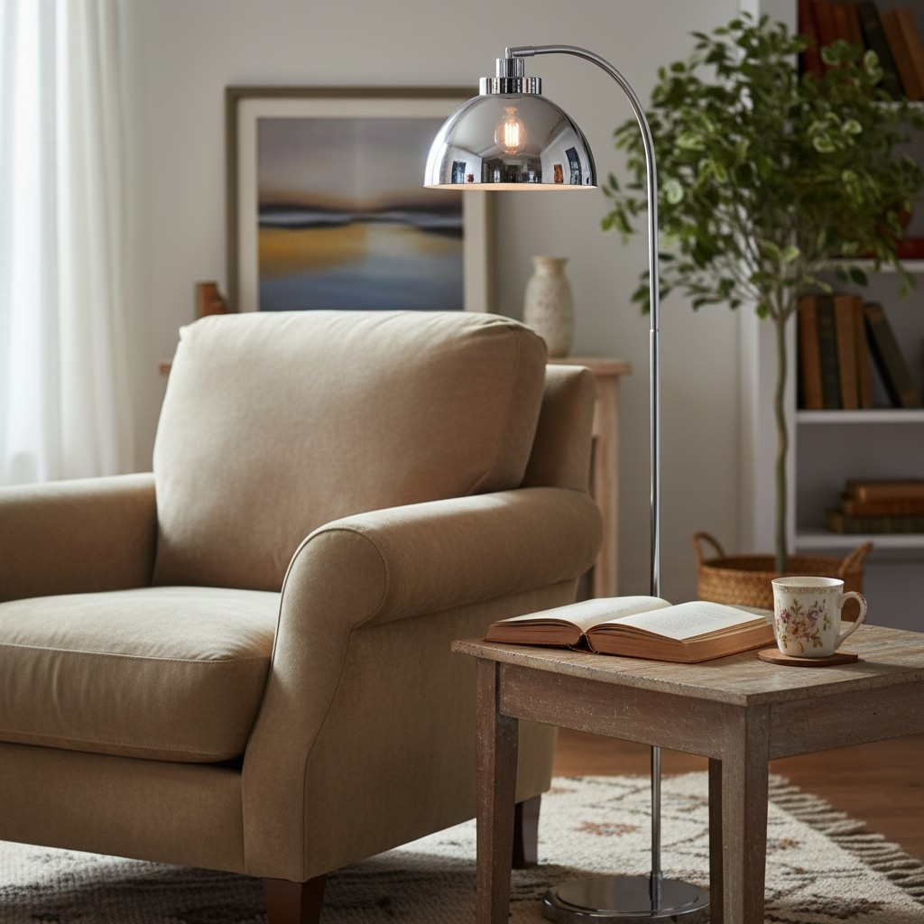 Shimmera Style Floor Lamp - Sleek Contemporary Illumination for Residential & Boutique Spaces T875